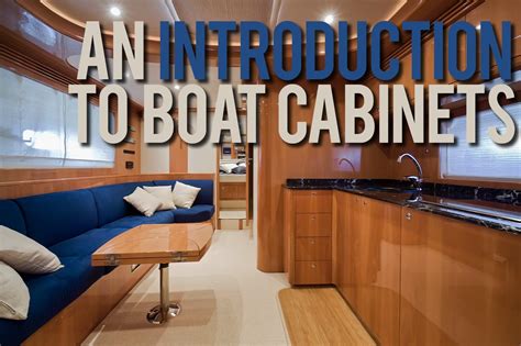 wood or metal cabinets in a boat house|best marine cabinets for docks.